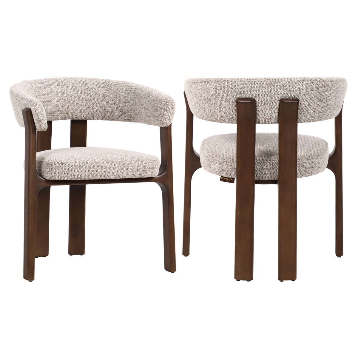 Dining chair Contigo mocca fancy