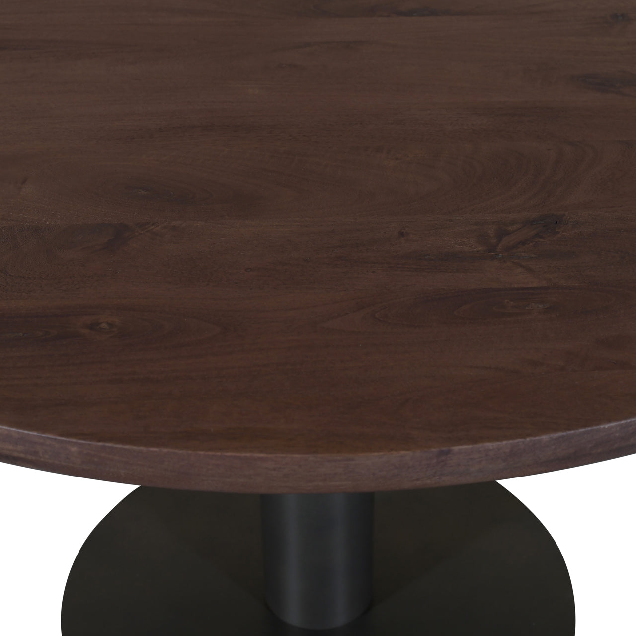 Dining table Baldwin spicebrown 130Ø