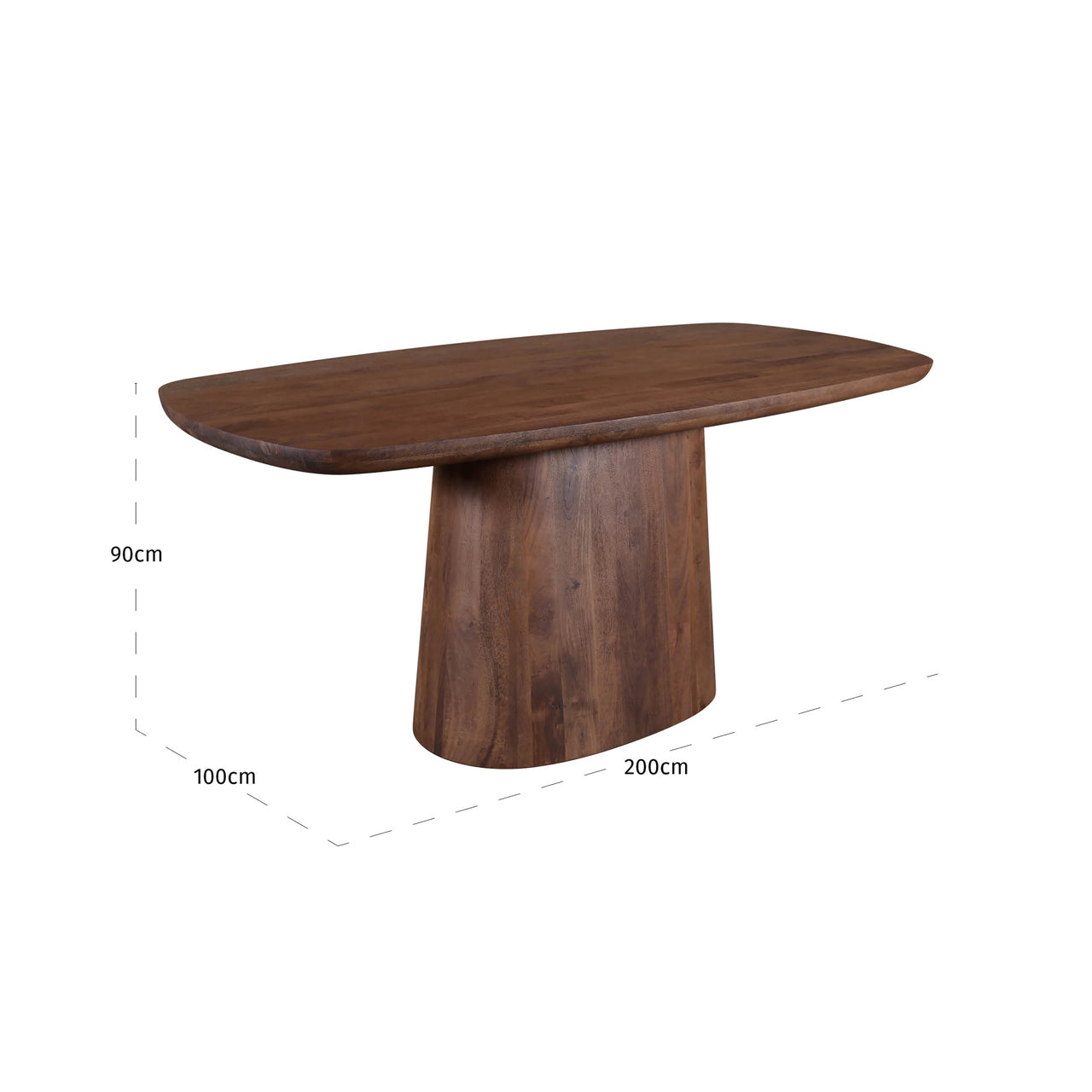 Counter table Baldwin spicebrown