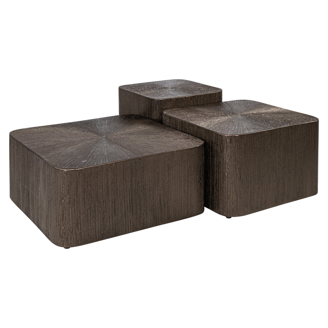 Coffee table Cubes Brunzae (Set of 3)