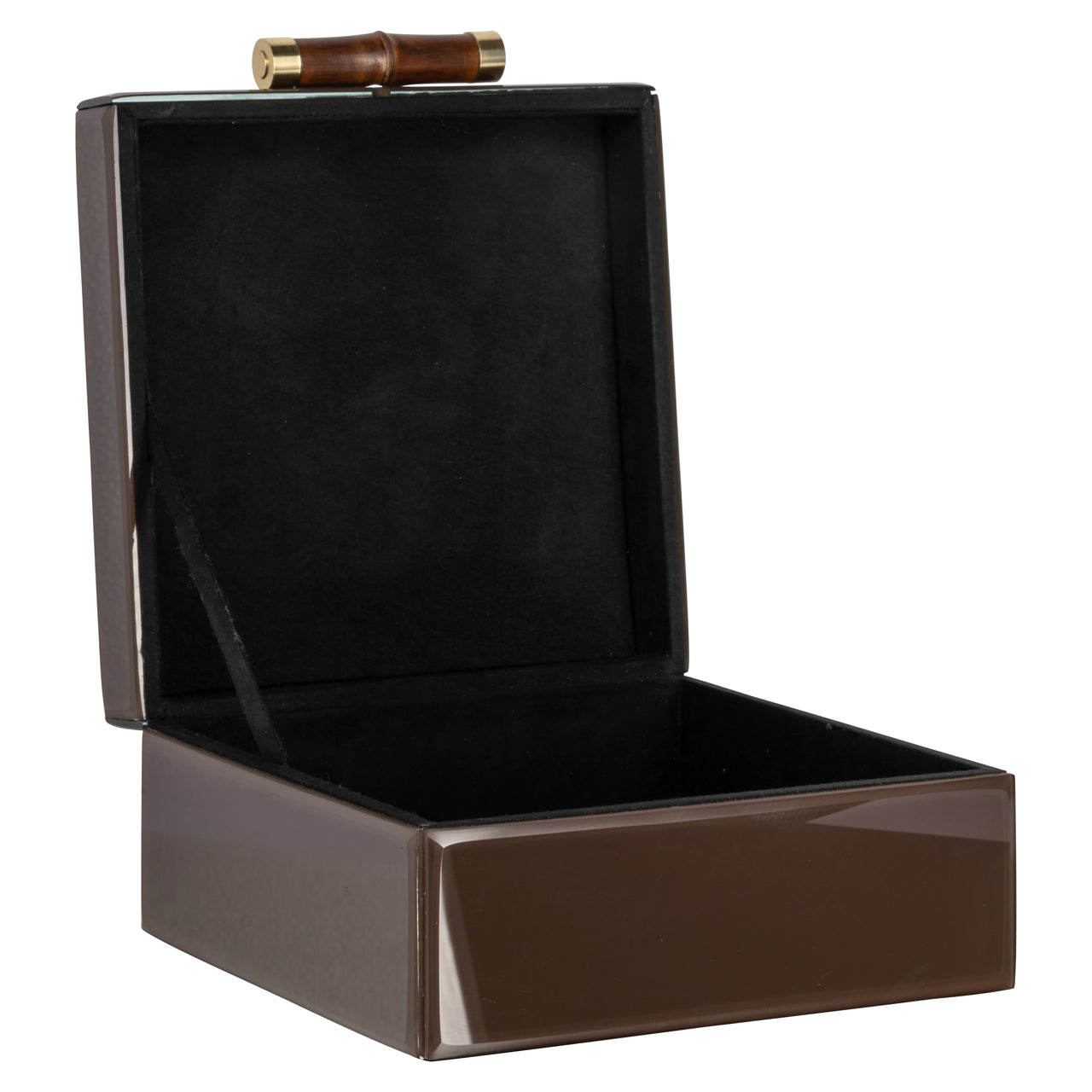 Storage box Echo dark brown large