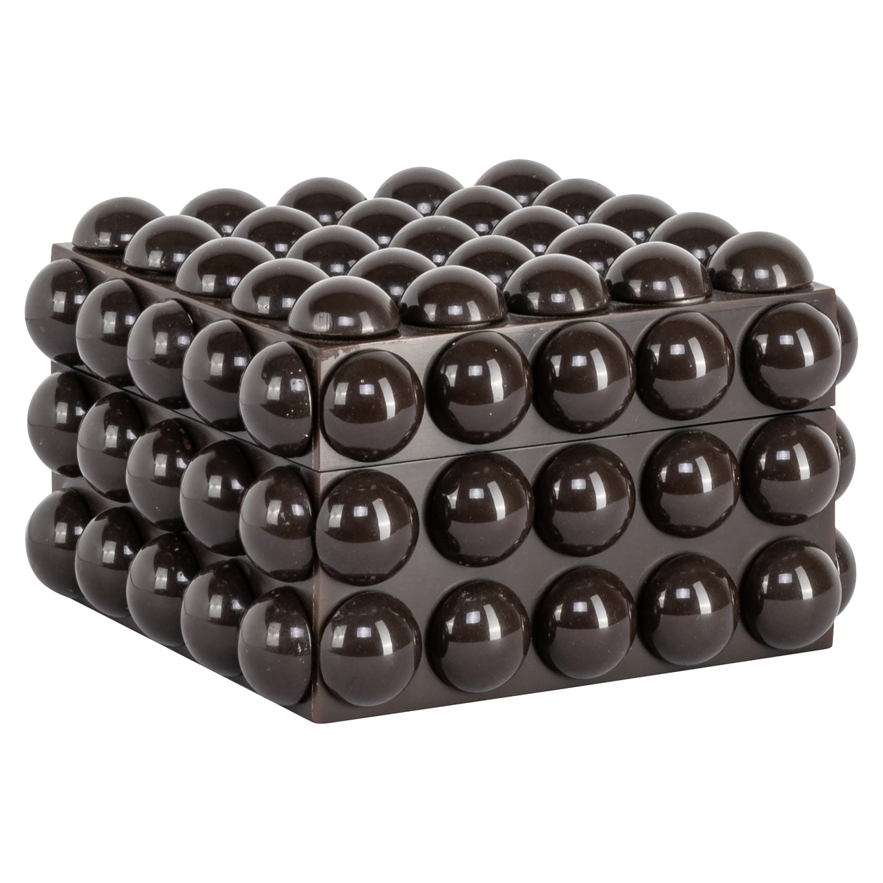 Storage box Nyx dark brown small