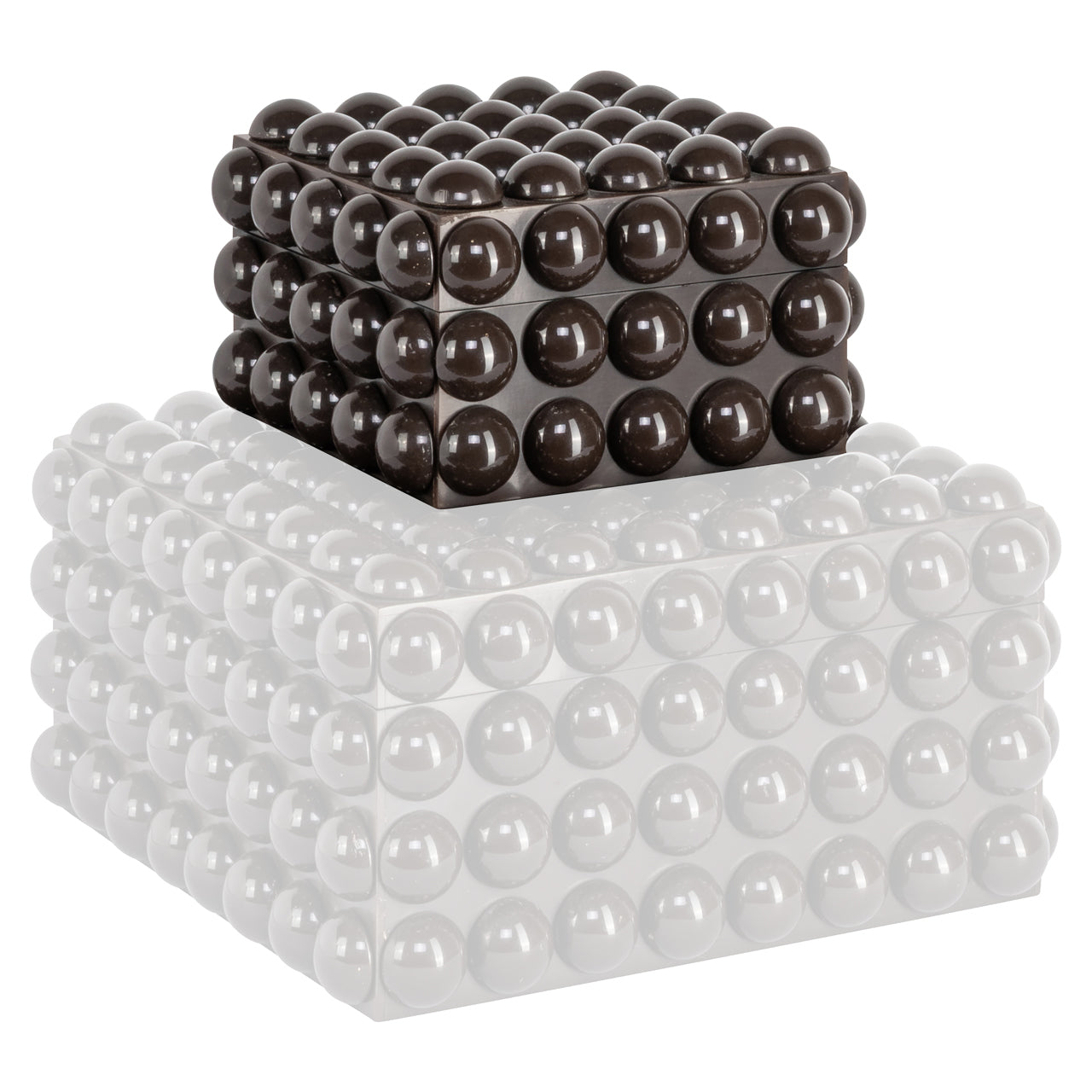 Storage box Nyx dark brown small