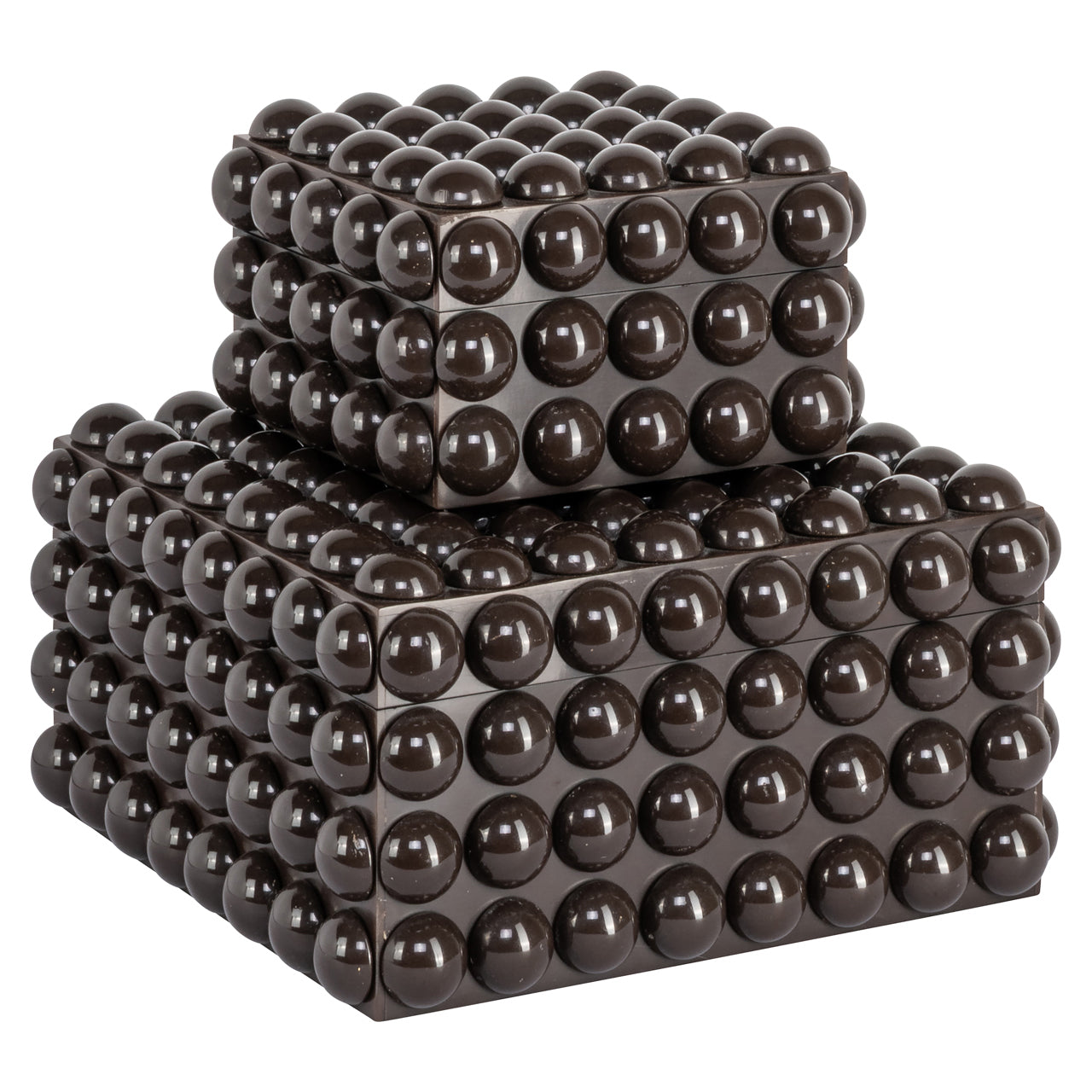 Storage box Nyx dark brown small
