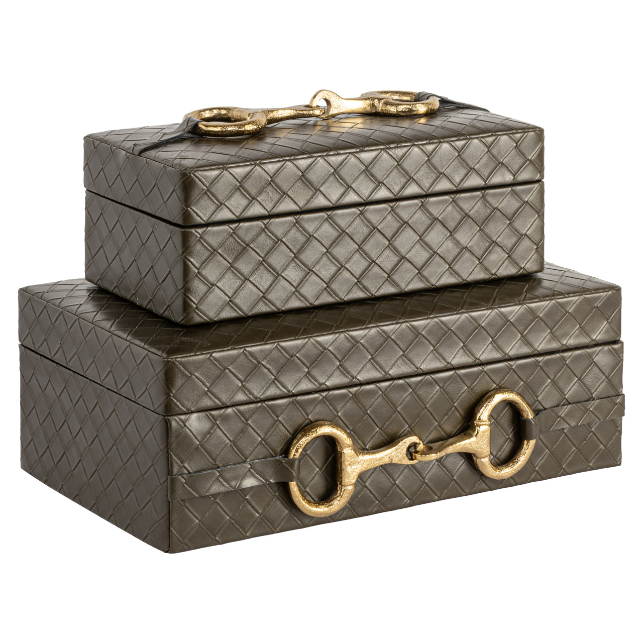 Storage box Blade olive large