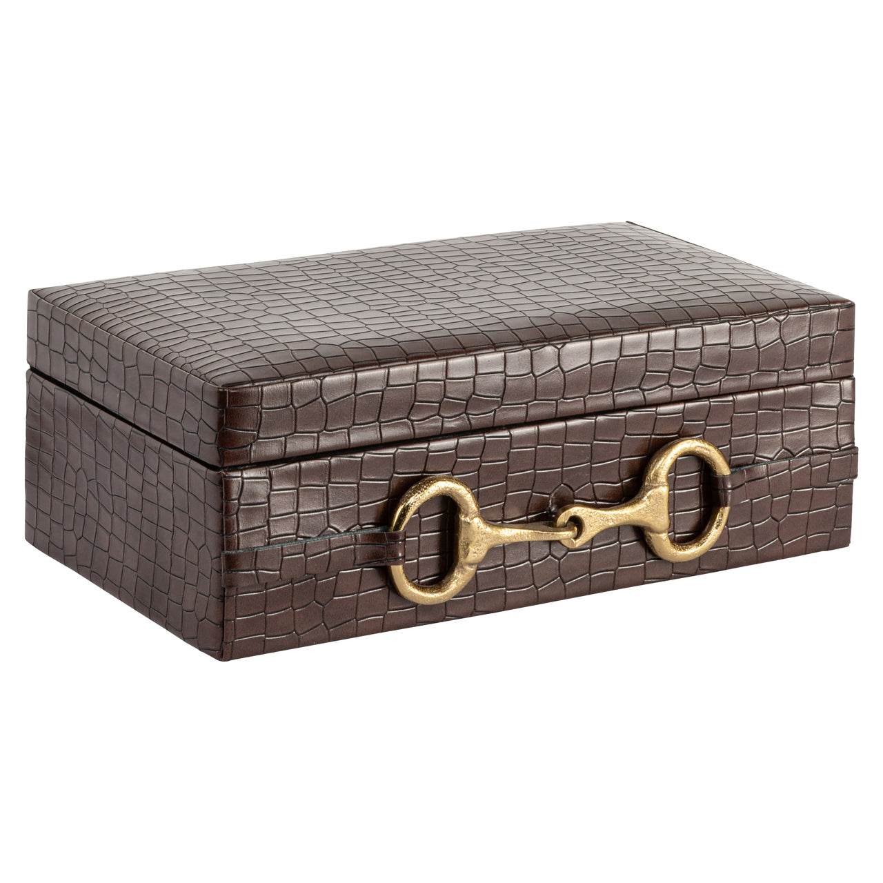 Storage box Rex dark brown large