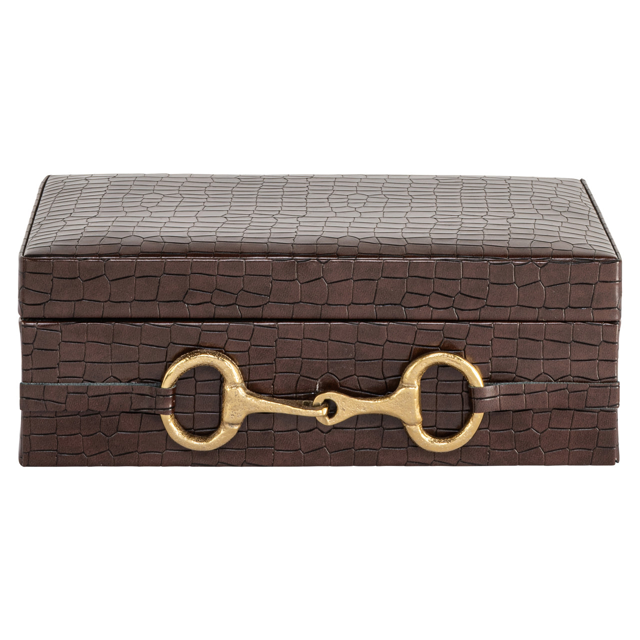 Storage box Rex dark brown large