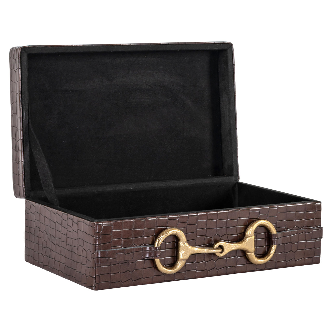 Storage box Rex dark brown large