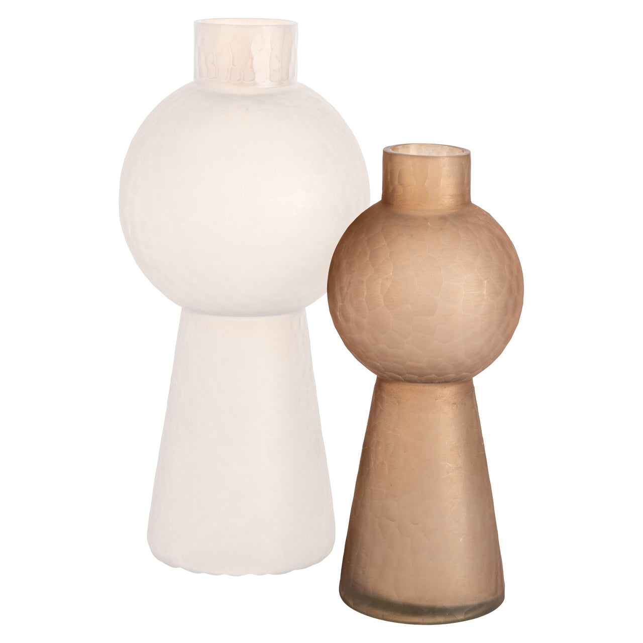 Vase Ora brown small