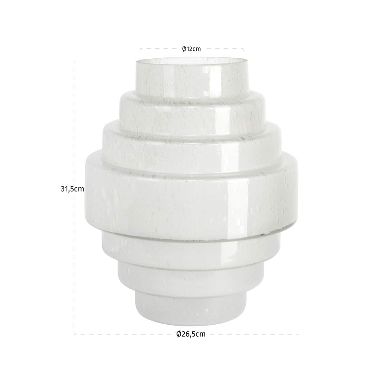 Vase Samara white