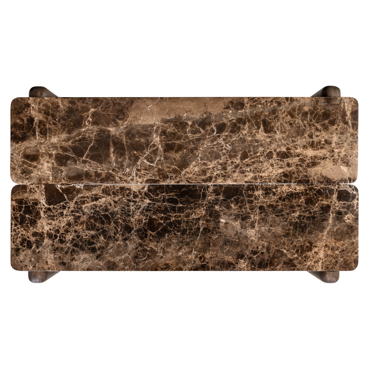 Coffee table Lagrasse dark brown