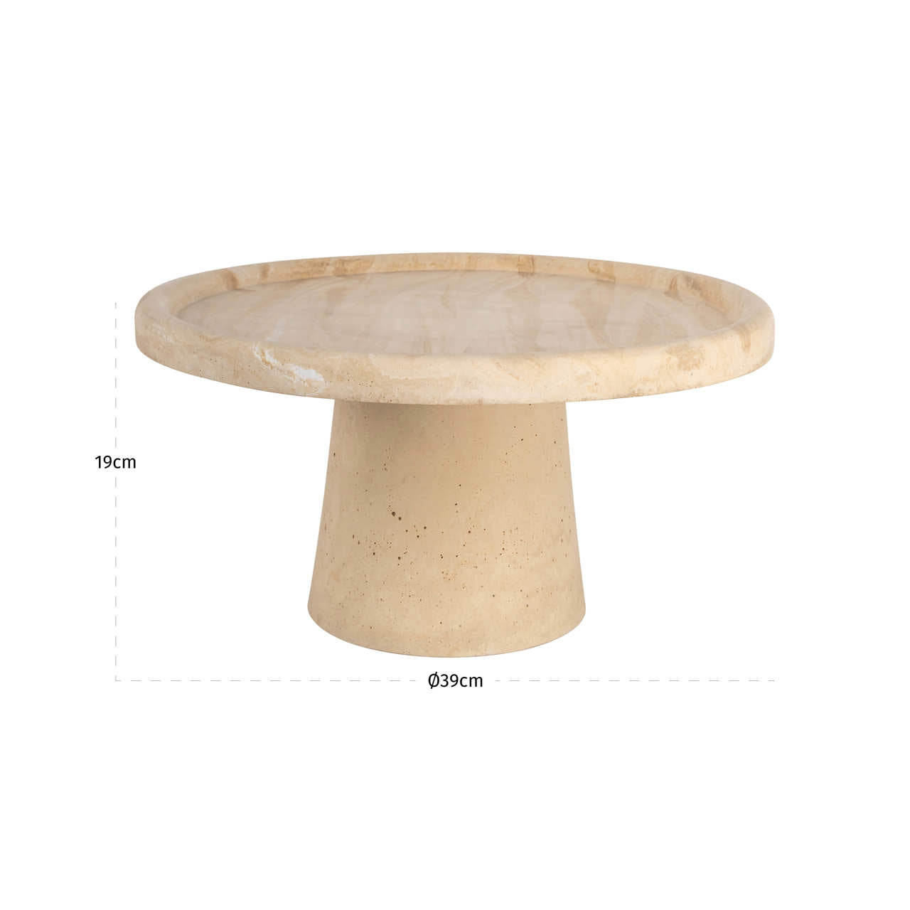 Cake plate Beccy beige