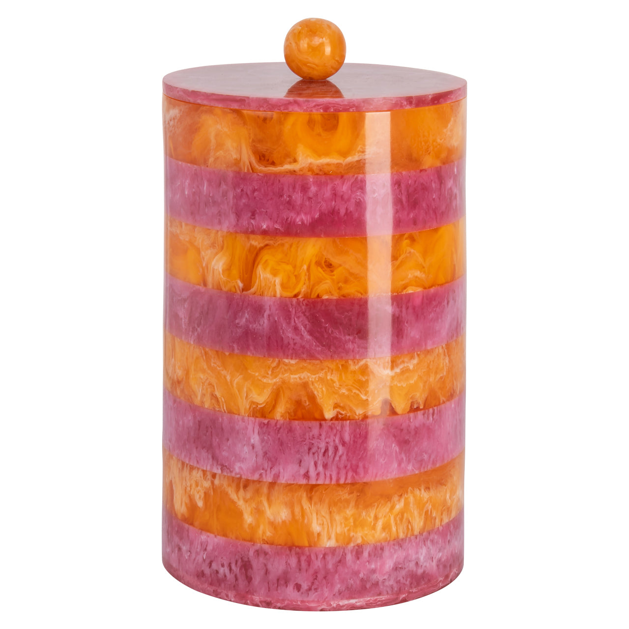 Storage box Lilybelle pink/orange storage jar small