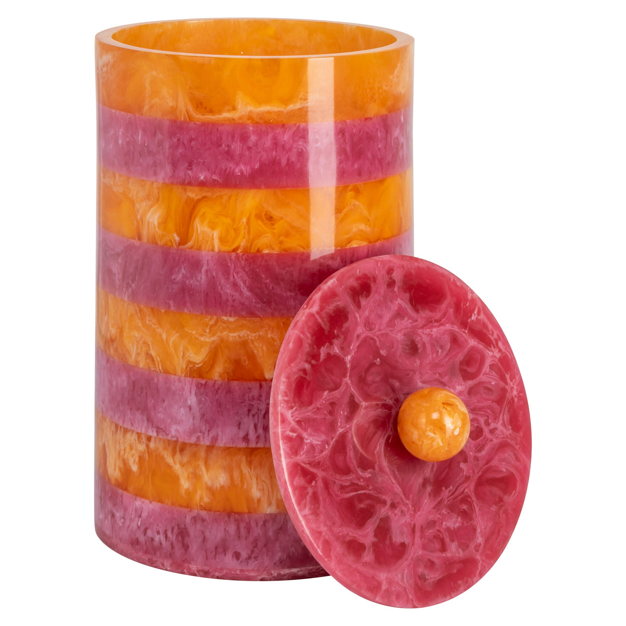 Storage box Lilybelle pink/orange storage jar small