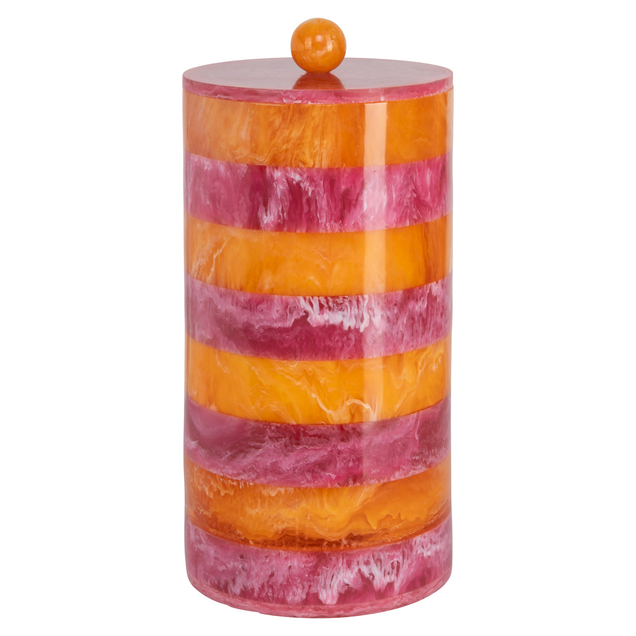 Storage box Lilybelle pink/orange storage jar large