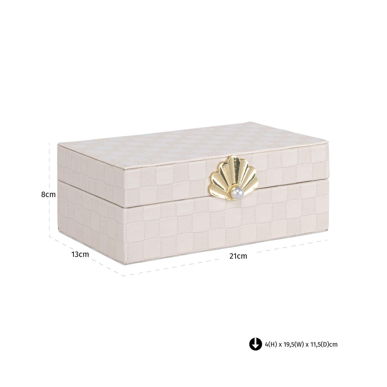 Storage box Bless ivory small