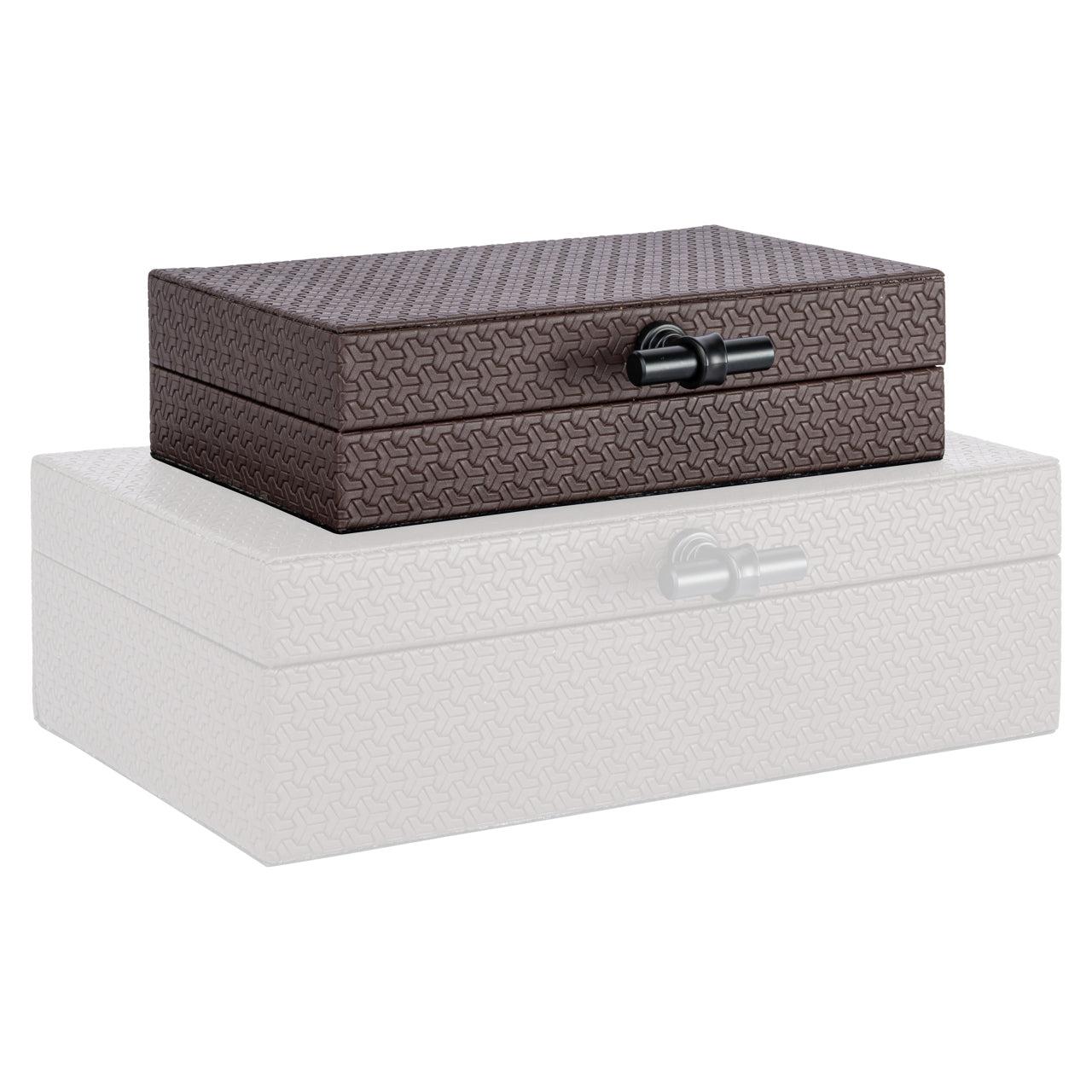Storage box Billie dark brown small