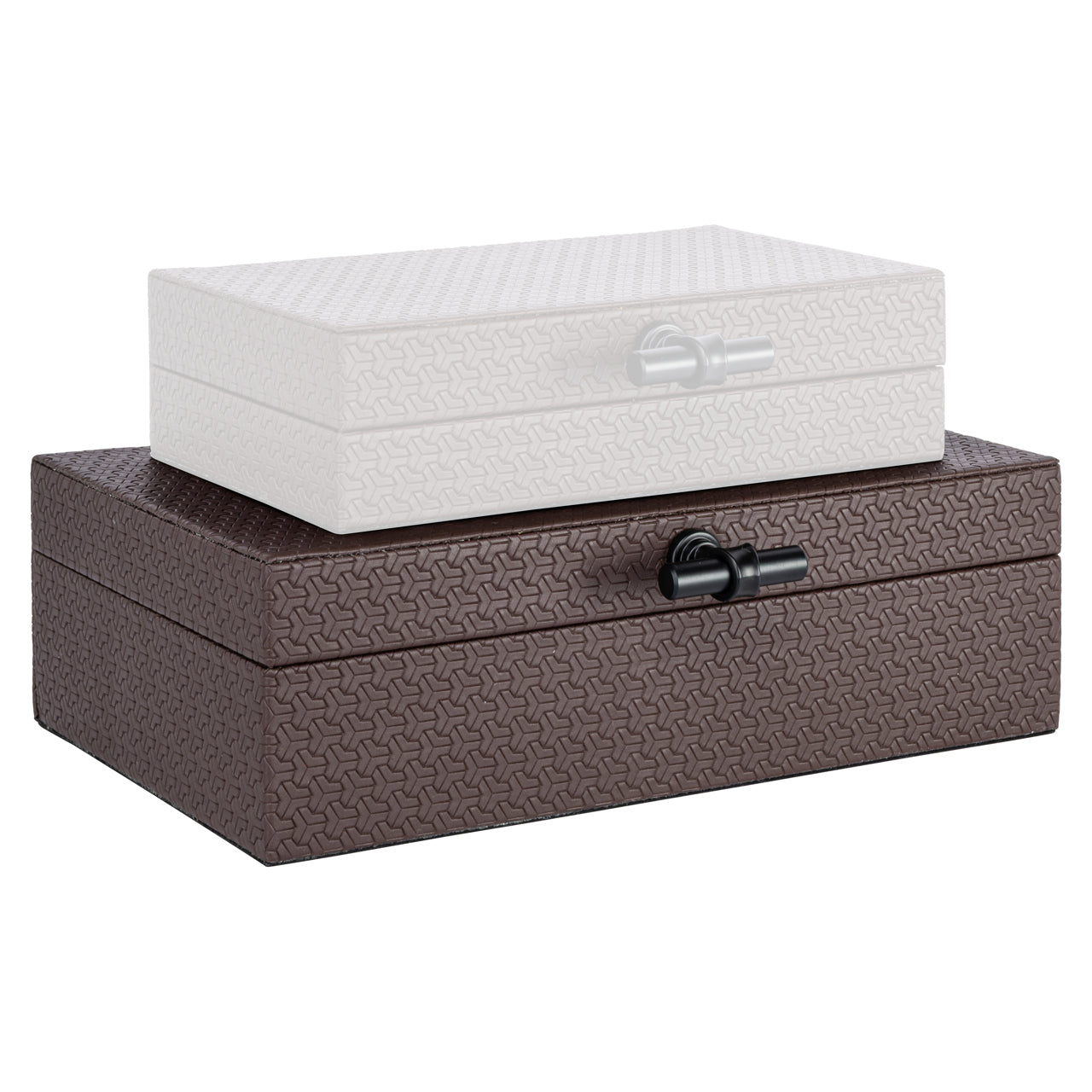 Storage box Billie dark brown large