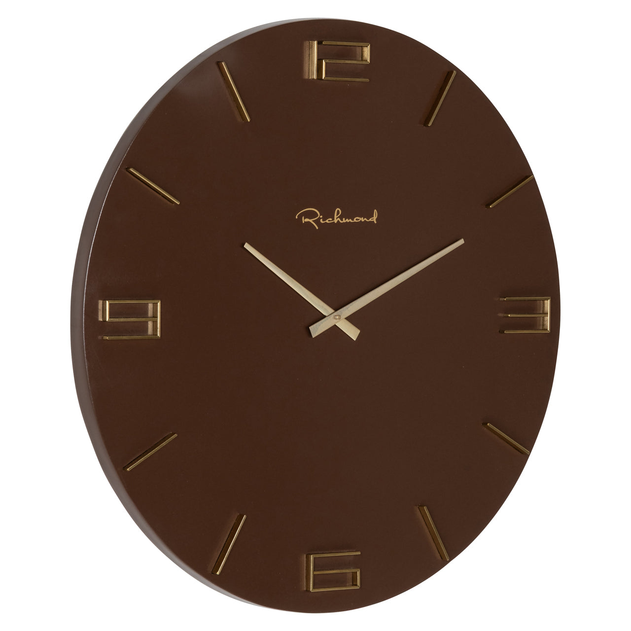Clock Byram Chestnut