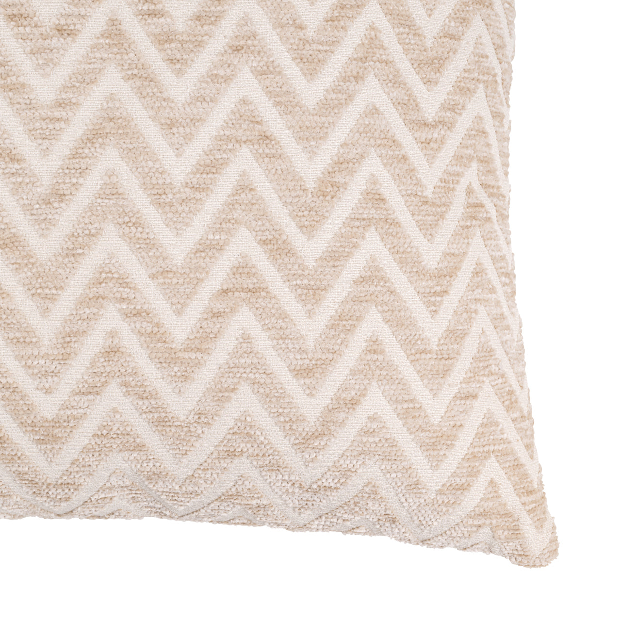 Cushion Cassy beige chevron