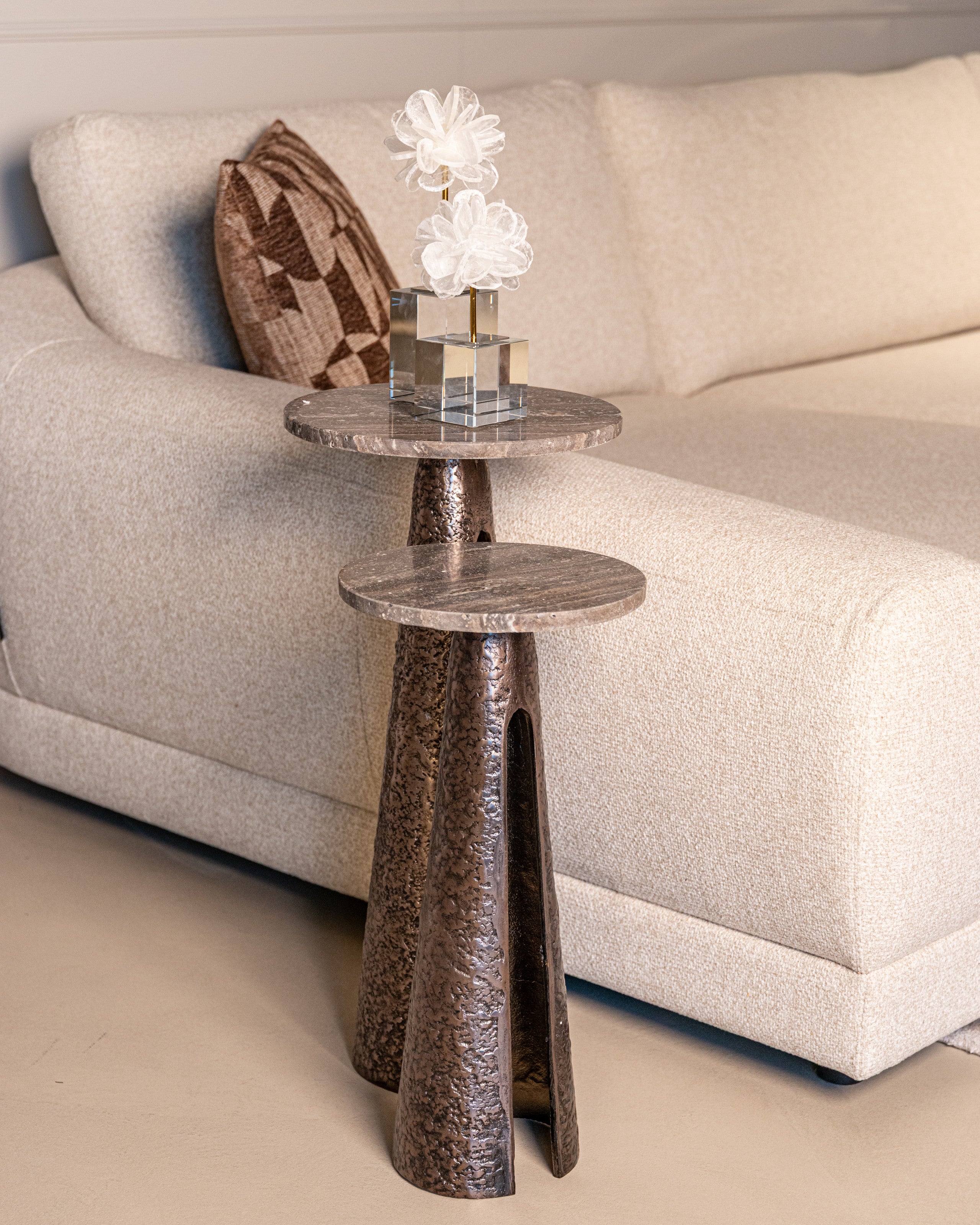 End table Eldora bronze 30Ø