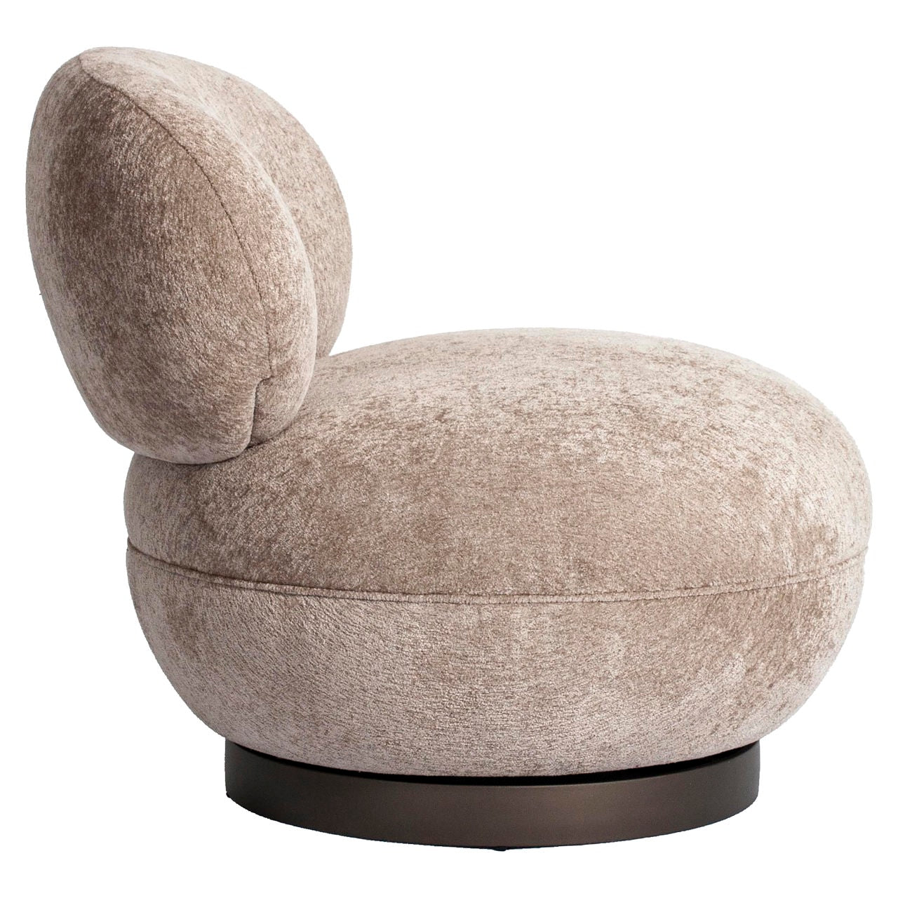 Lounge chair Jace be easy sand swivel fire retardant