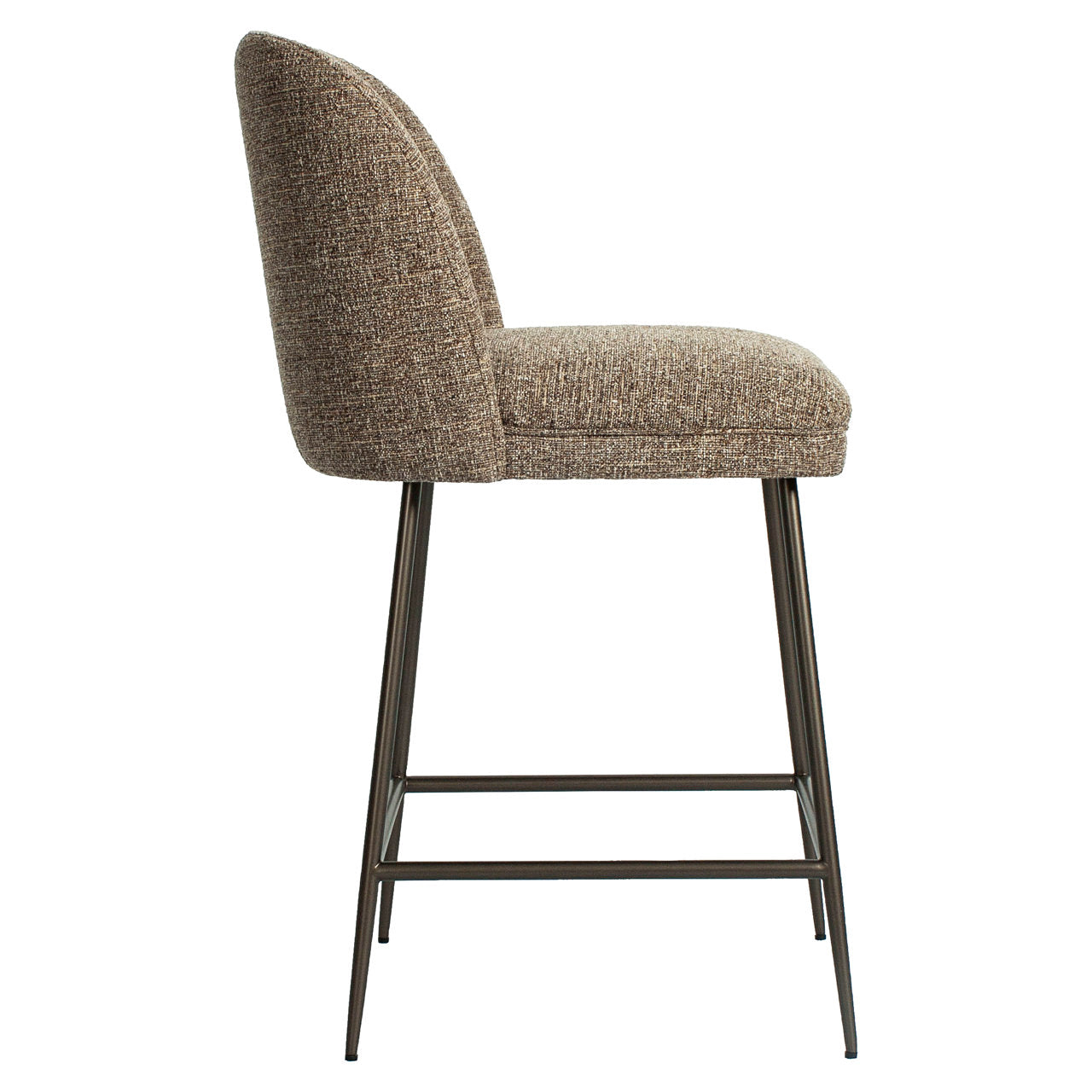 Counter stool Pullitzer brown tweed