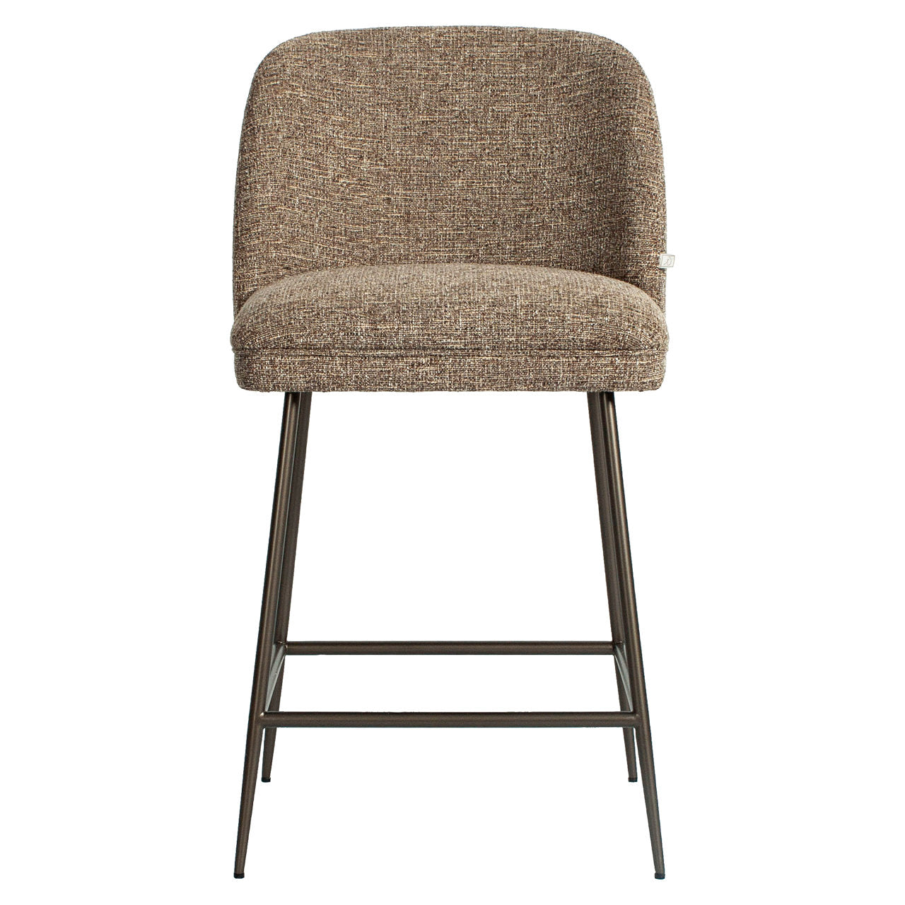 Counter stool Pullitzer brown tweed