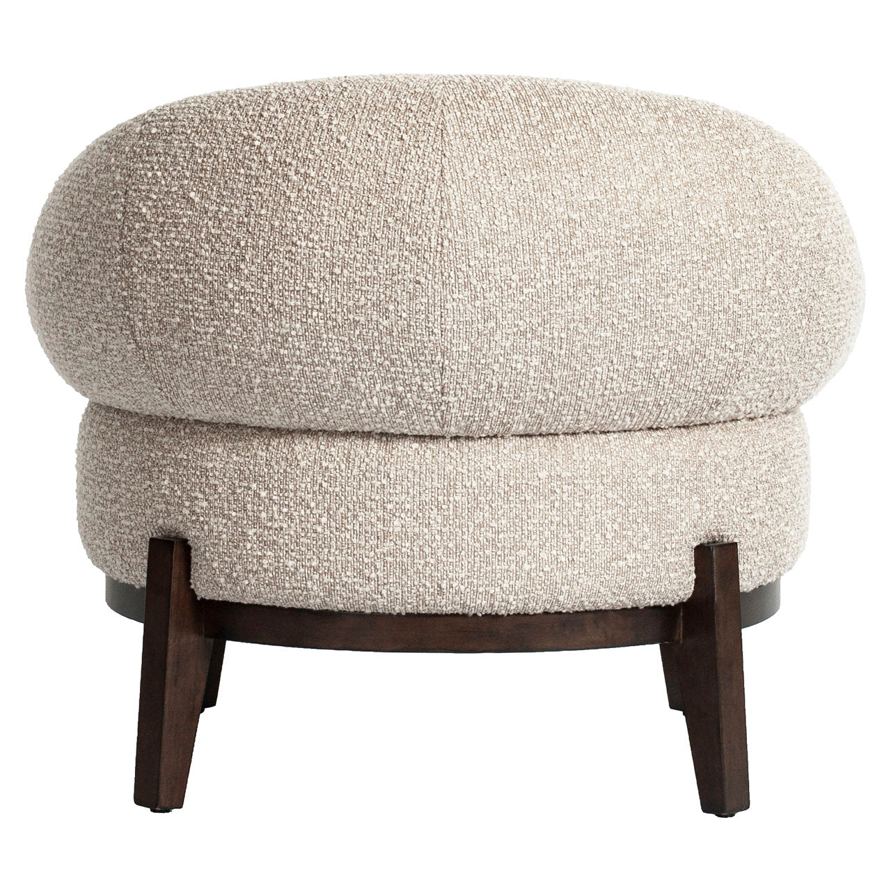 Lounge chair Montana natural chunky fire retardant