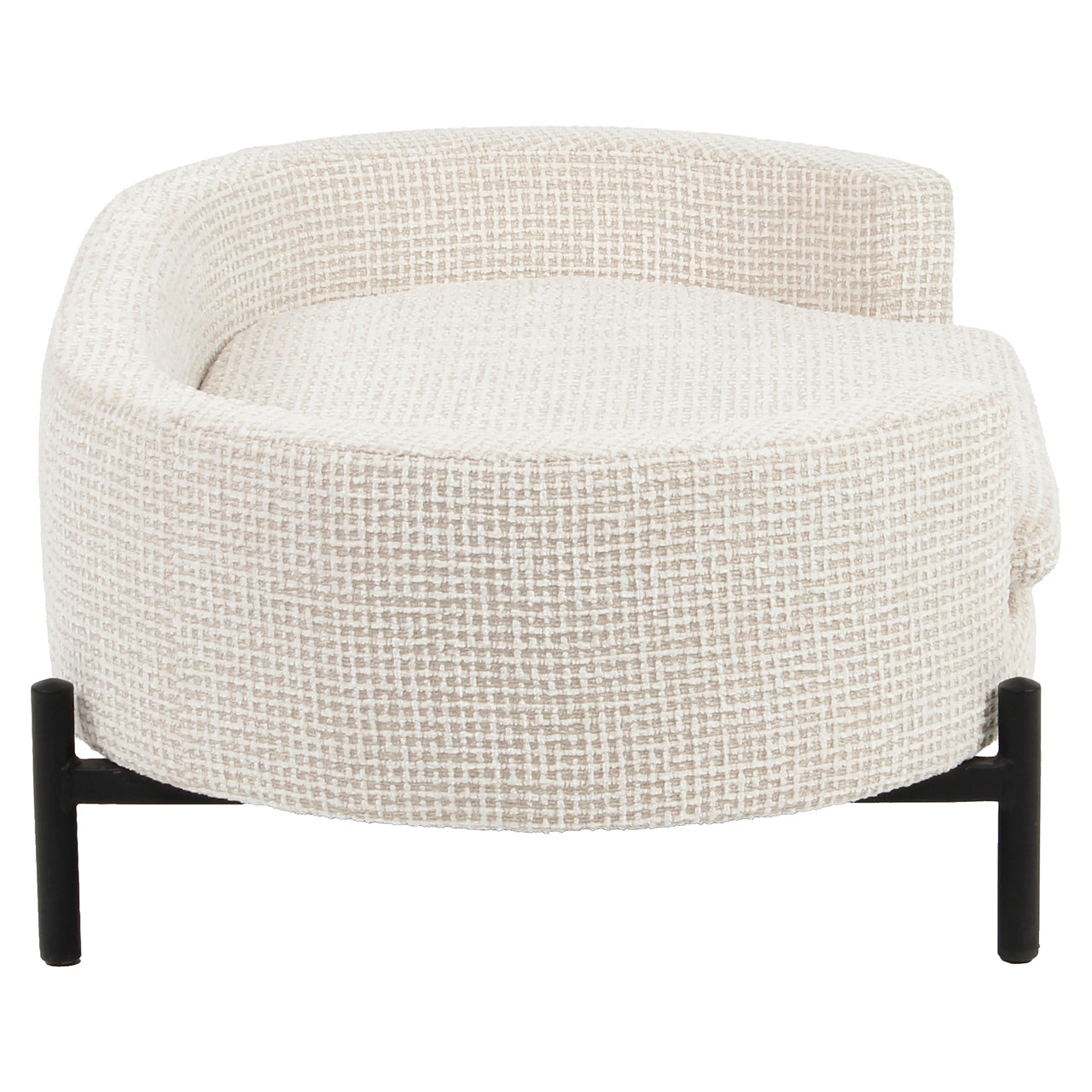 Pet bed Dolly beige blockweave