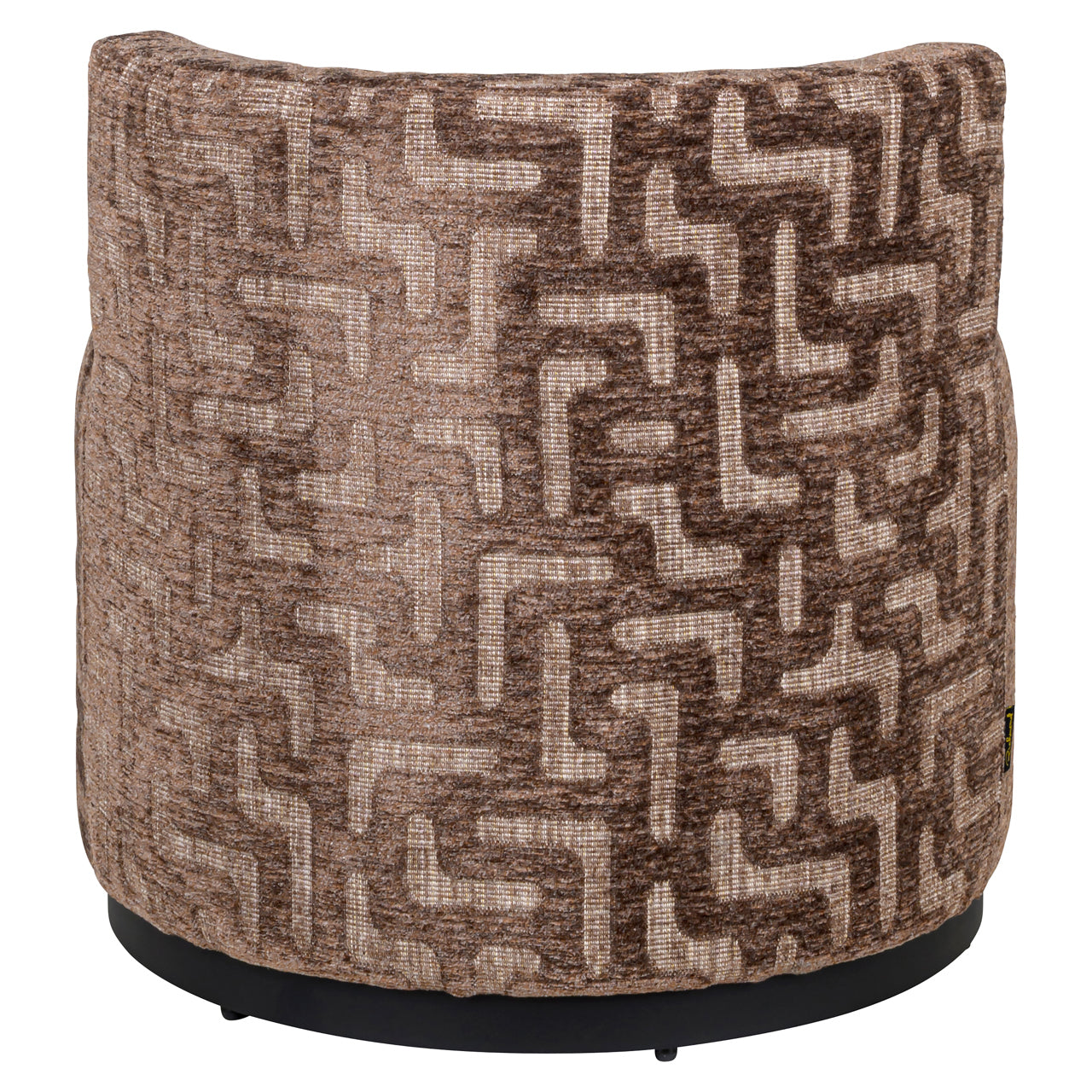 Lounge chair Franny brown labyrinth