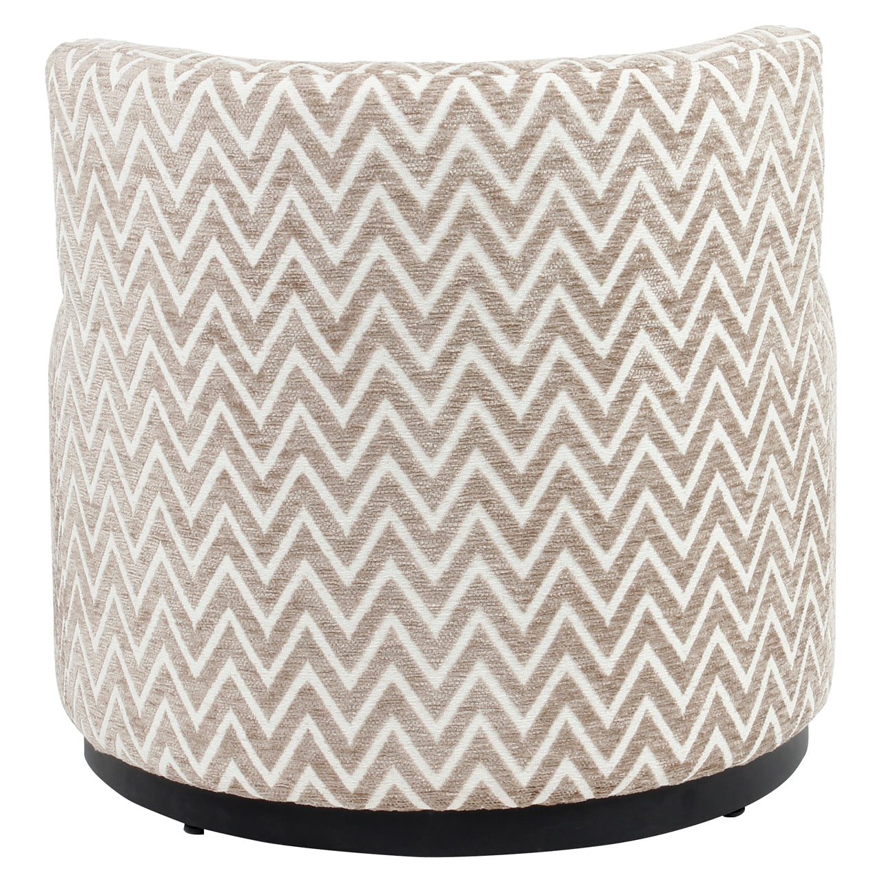 Lounge chair Franny sand chevron