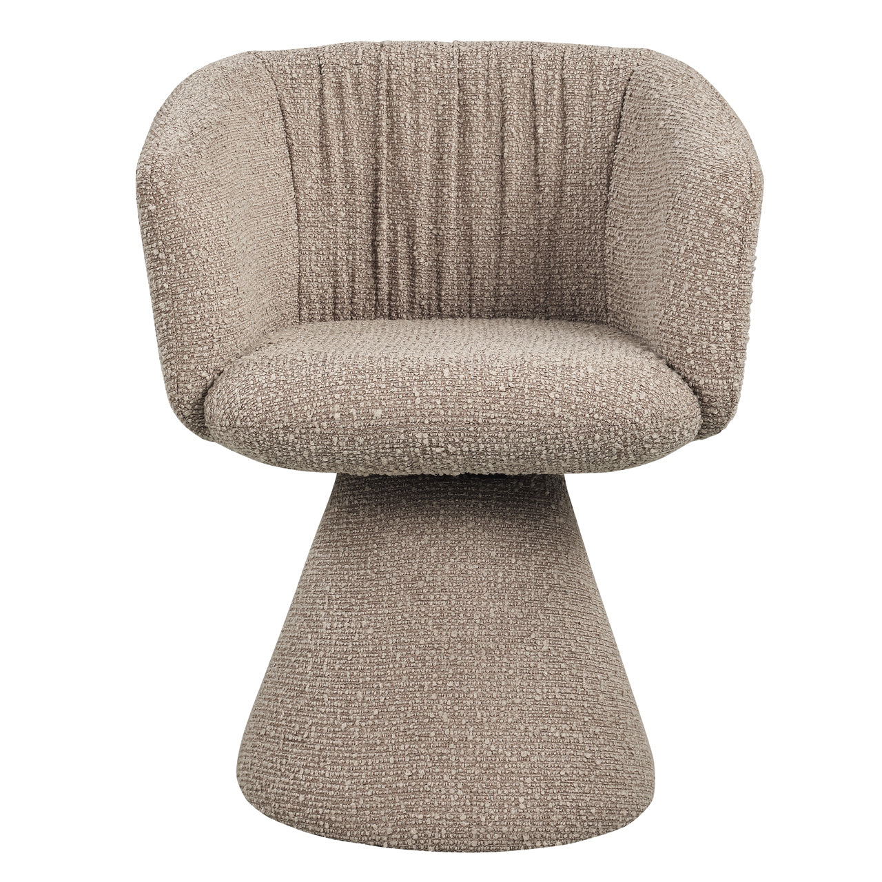 Dining chair Madeline mocca chunky swivel