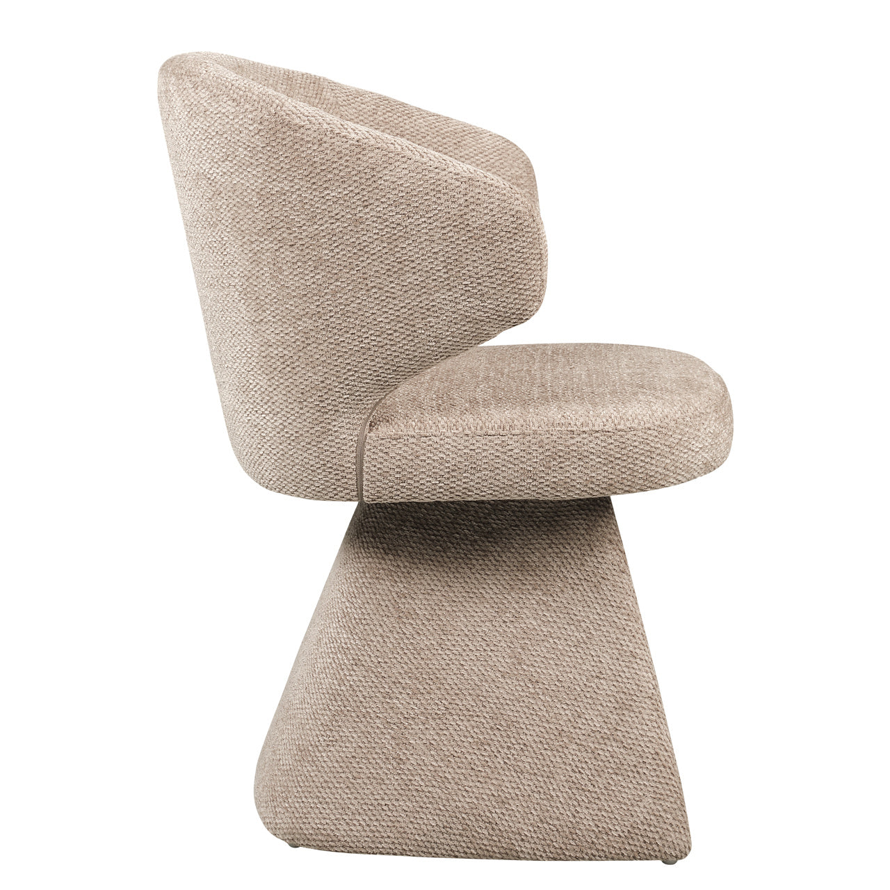 Dining chair Zenith mocca boldweave