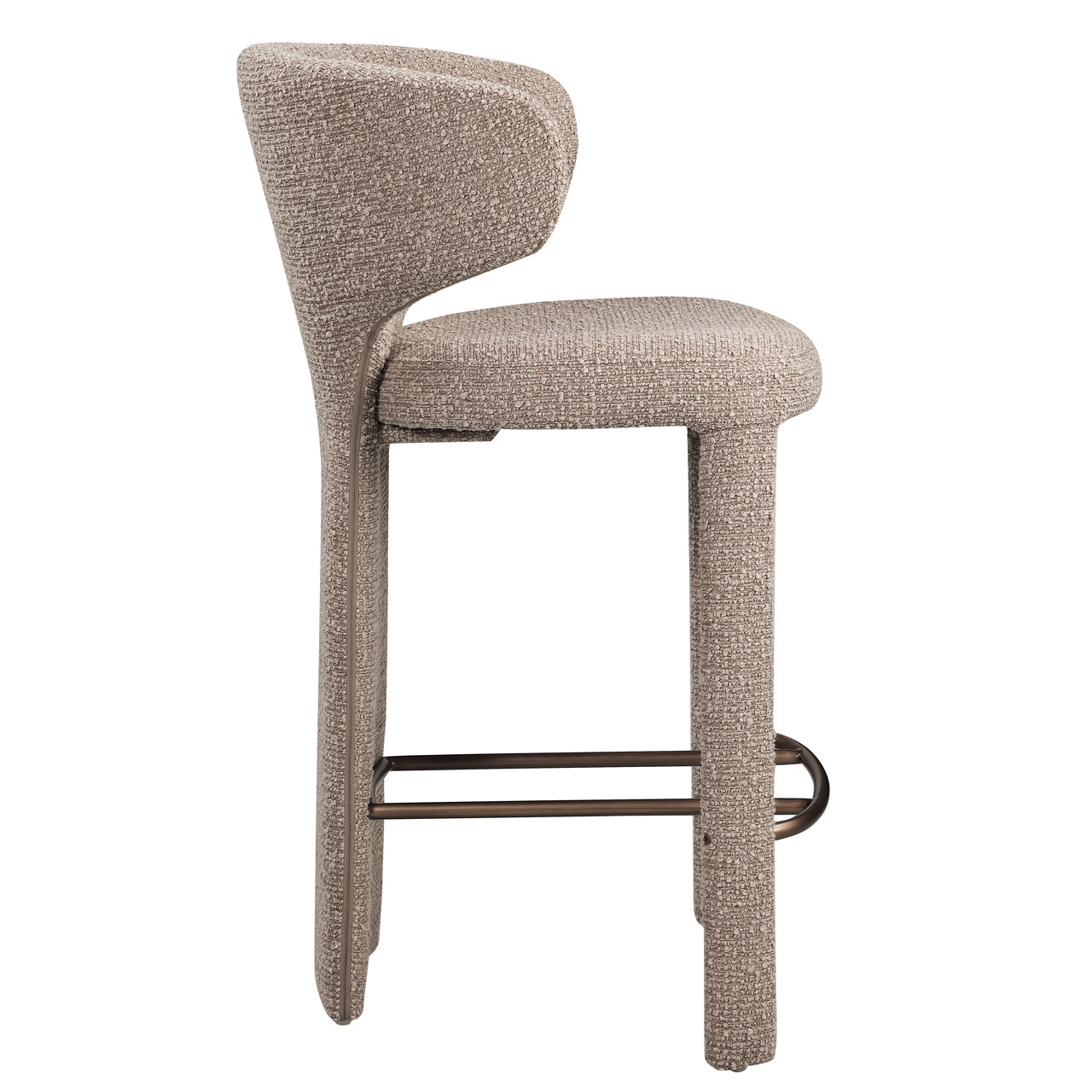 Counter stool Viola mocca chunky