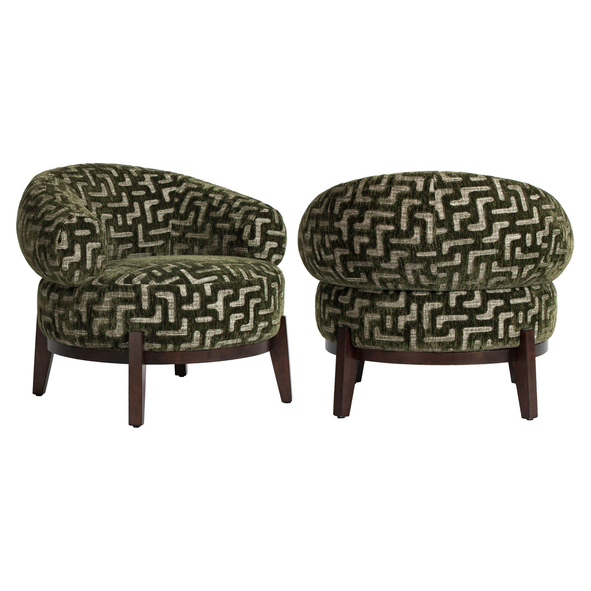 Lounge chair Montana moss labyrinth