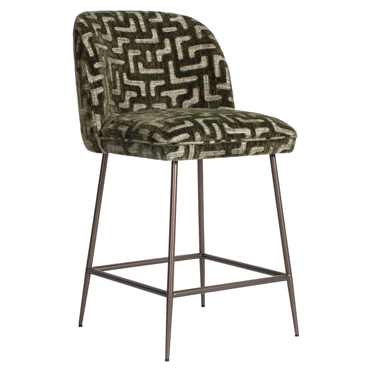 Counter stool Pullitzer moss labyrinth