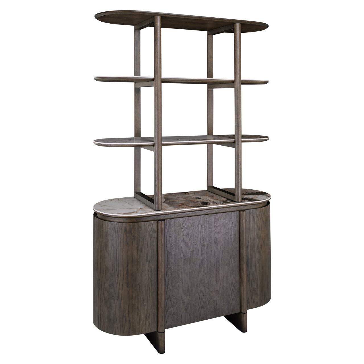 Display cabinet Langford brown