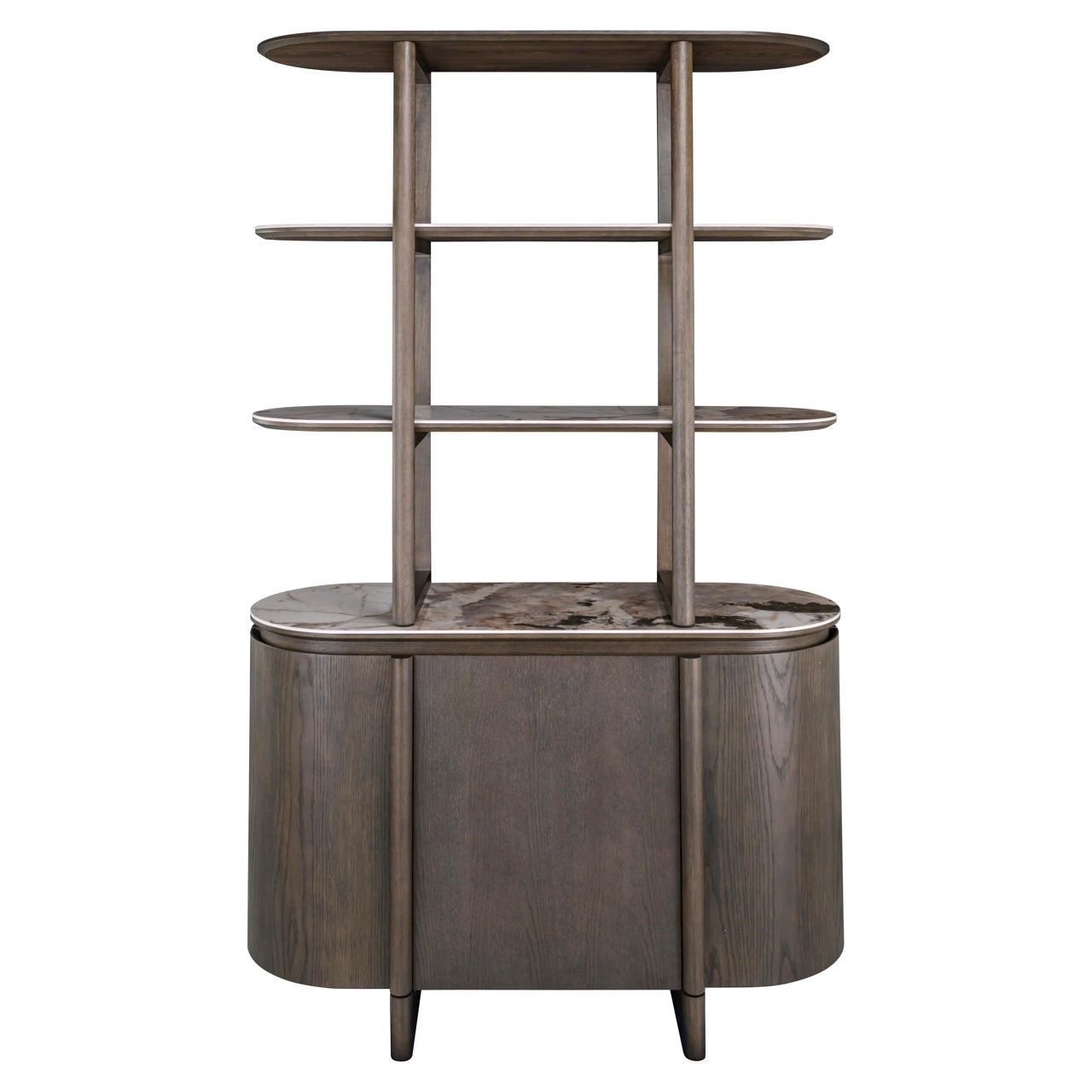 Display cabinet Langford brown