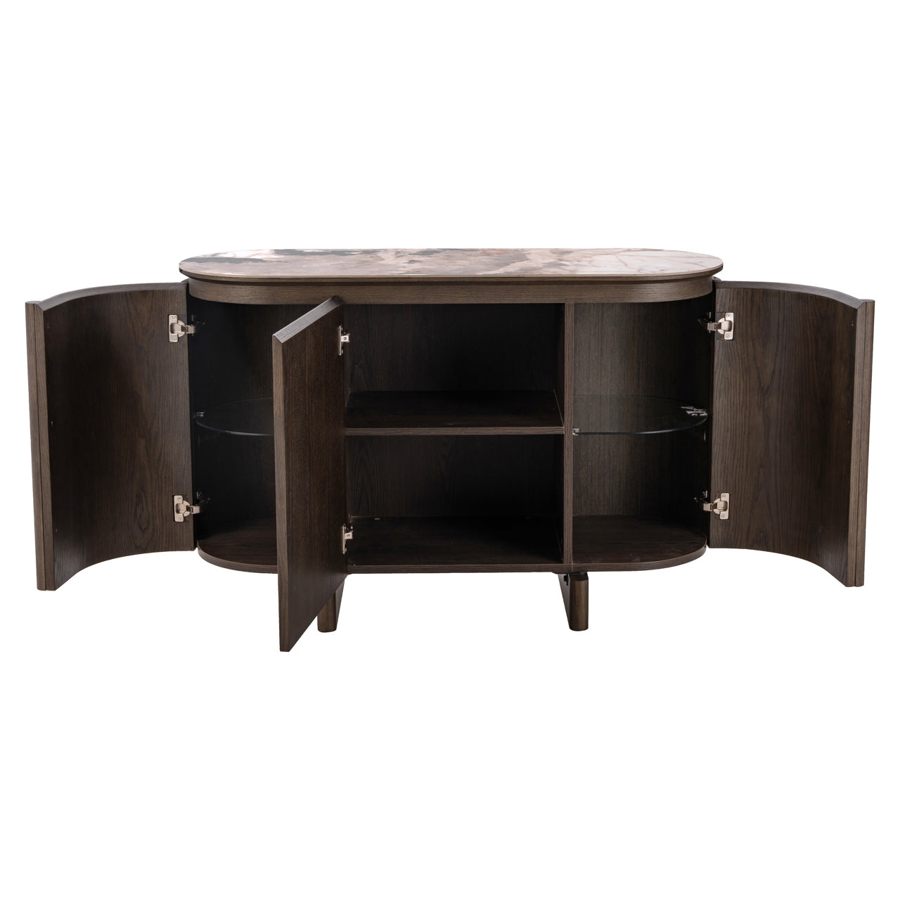 Sideboard Langford brown 3-doors