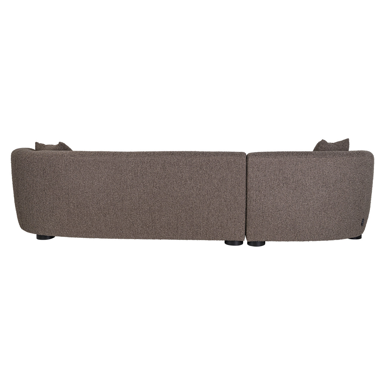 Sofa Pandora brown chunky lounge left
