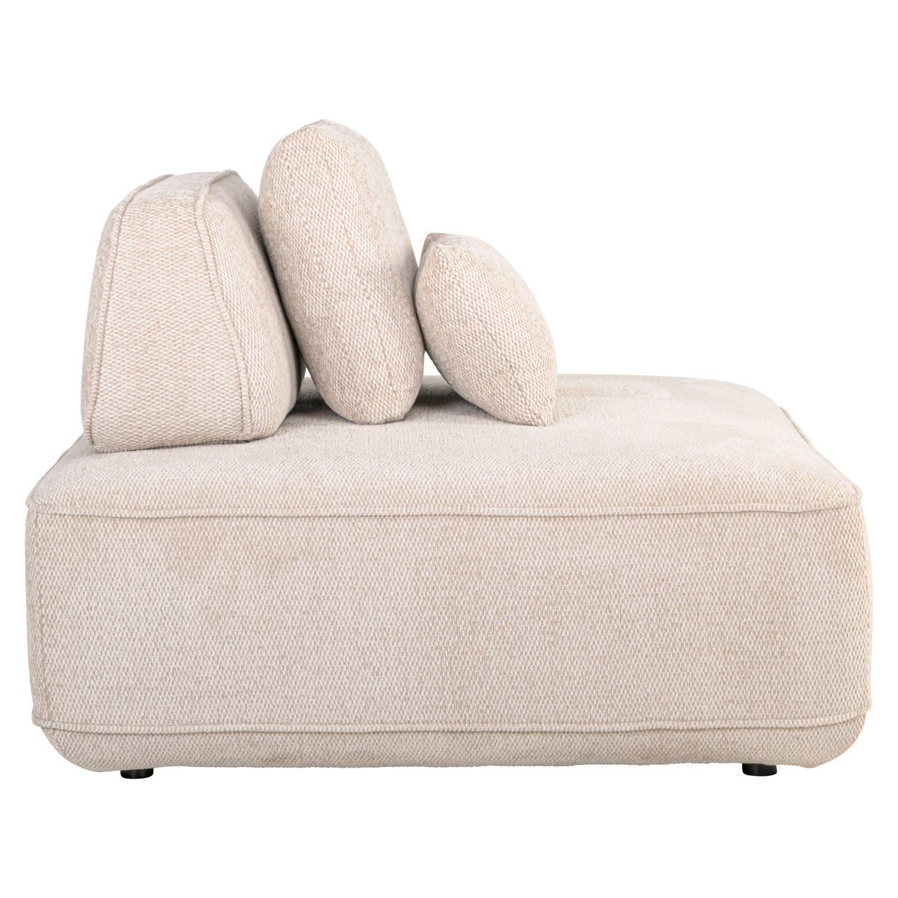Sofa Tudor natural boldweave 1-seater movable backrest