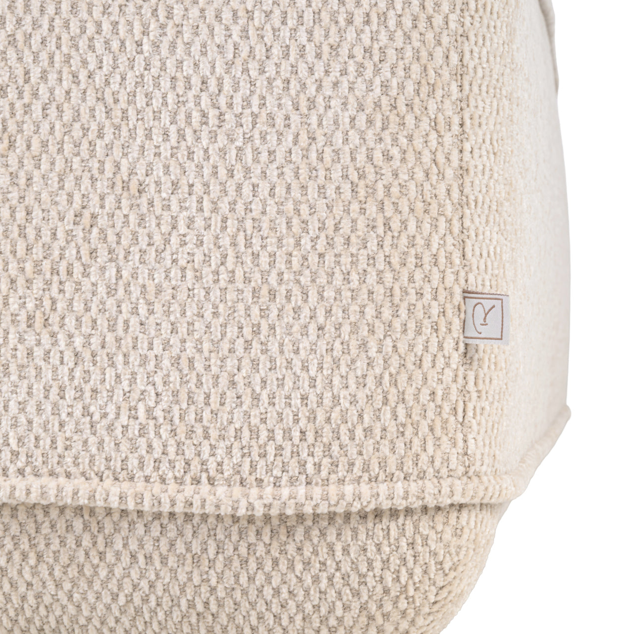 Sofa Tudor natural boldweave 1-seater movable backrest