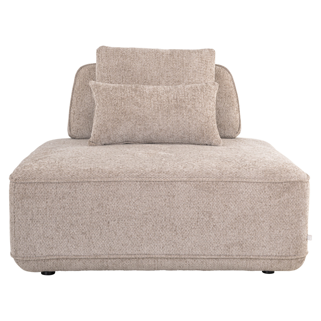 Sofa Tudor mocca boldweave 1-seater movable backrest