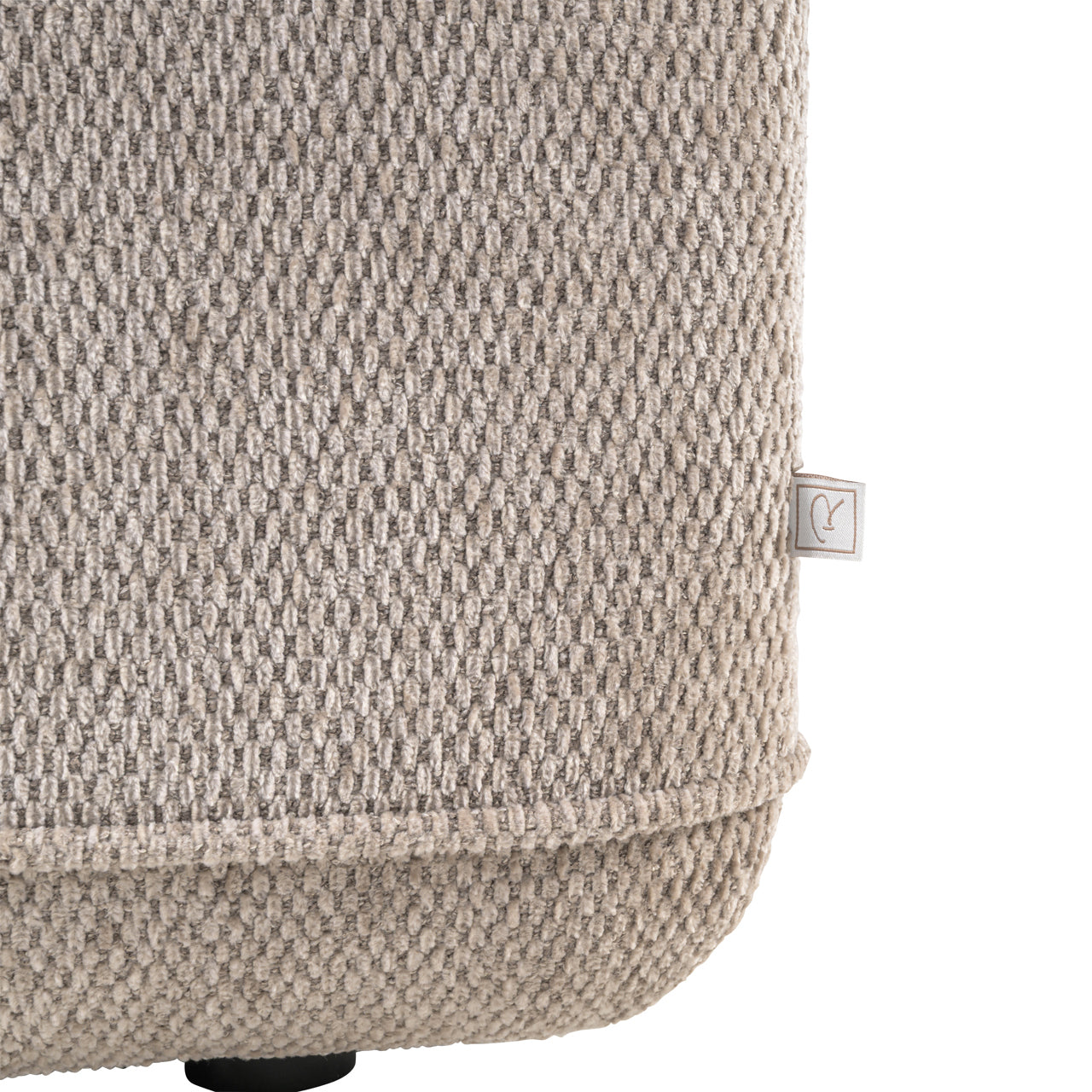 Sofa Tudor mocca boldweave 1-seater movable backrest