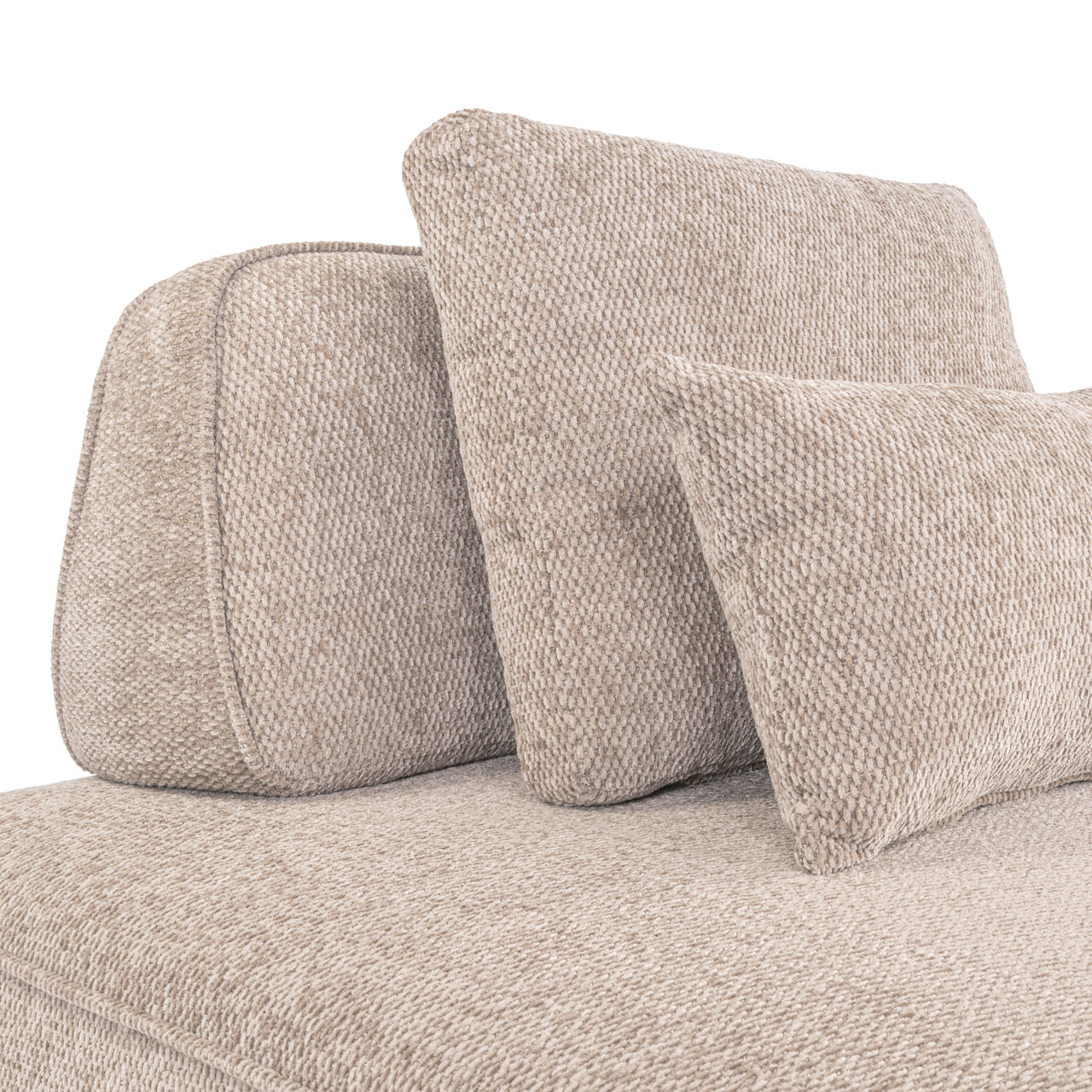 Sofa Tudor mocca boldweave 1-seater movable backrest