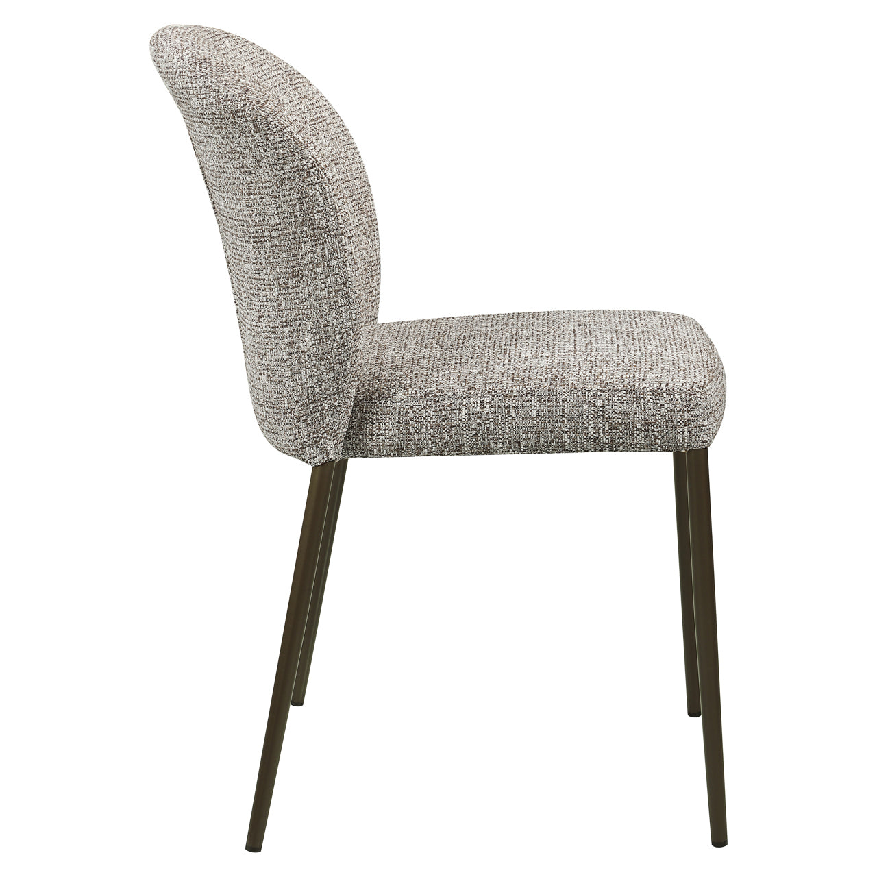 Dining chair Stacker earth tweed fire retardant (Set of 2)