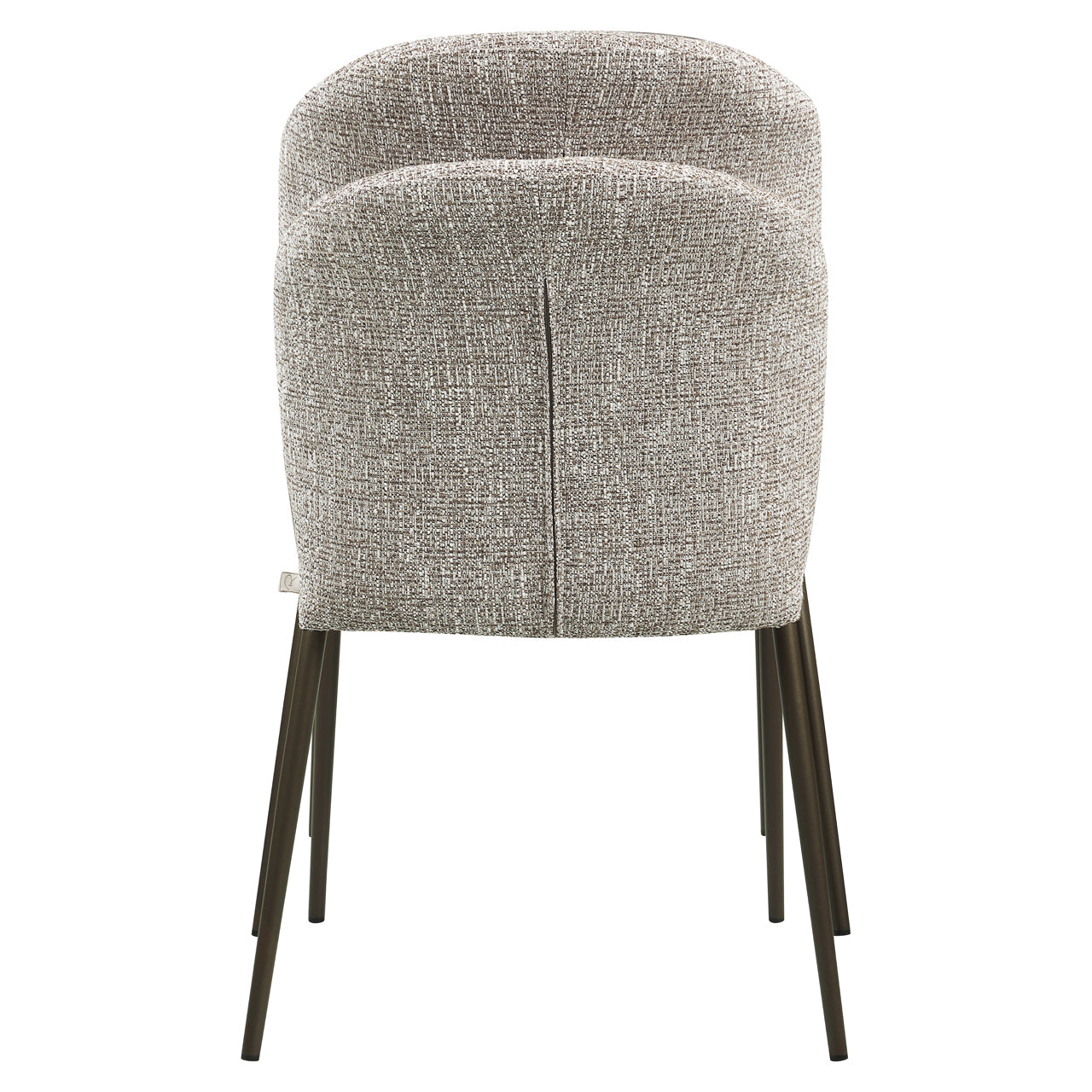 Dining chair Stacker earth tweed fire retardant (Set of 2)