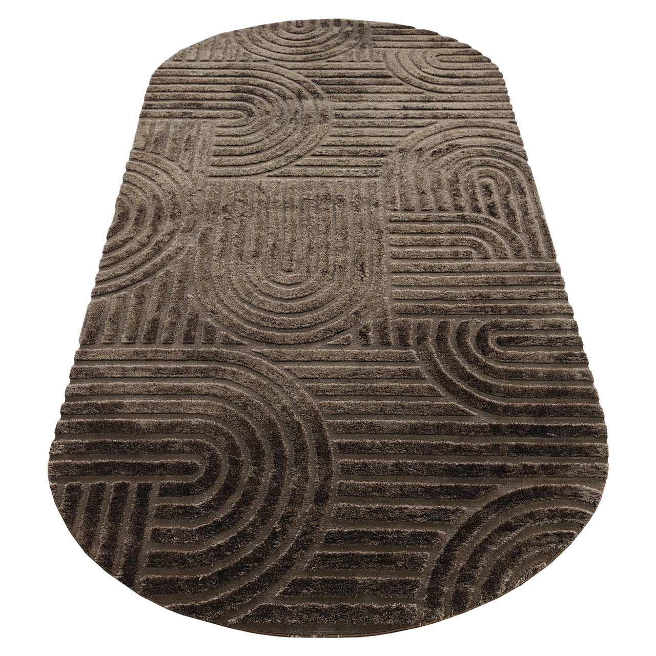 Carpet Liff dark brown 200x350