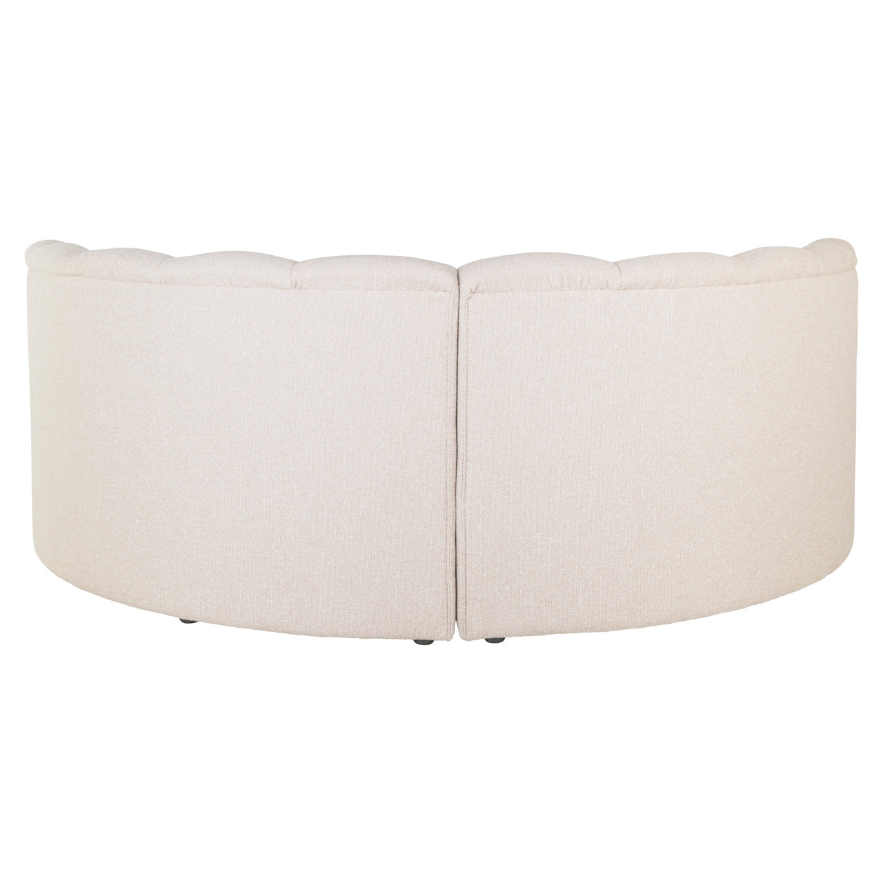 Dining bench Landmark lodge desert round - fully upholstered (Set of 2)